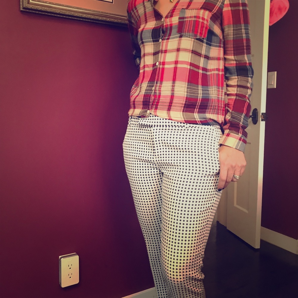 Banana Republic polka dot pants